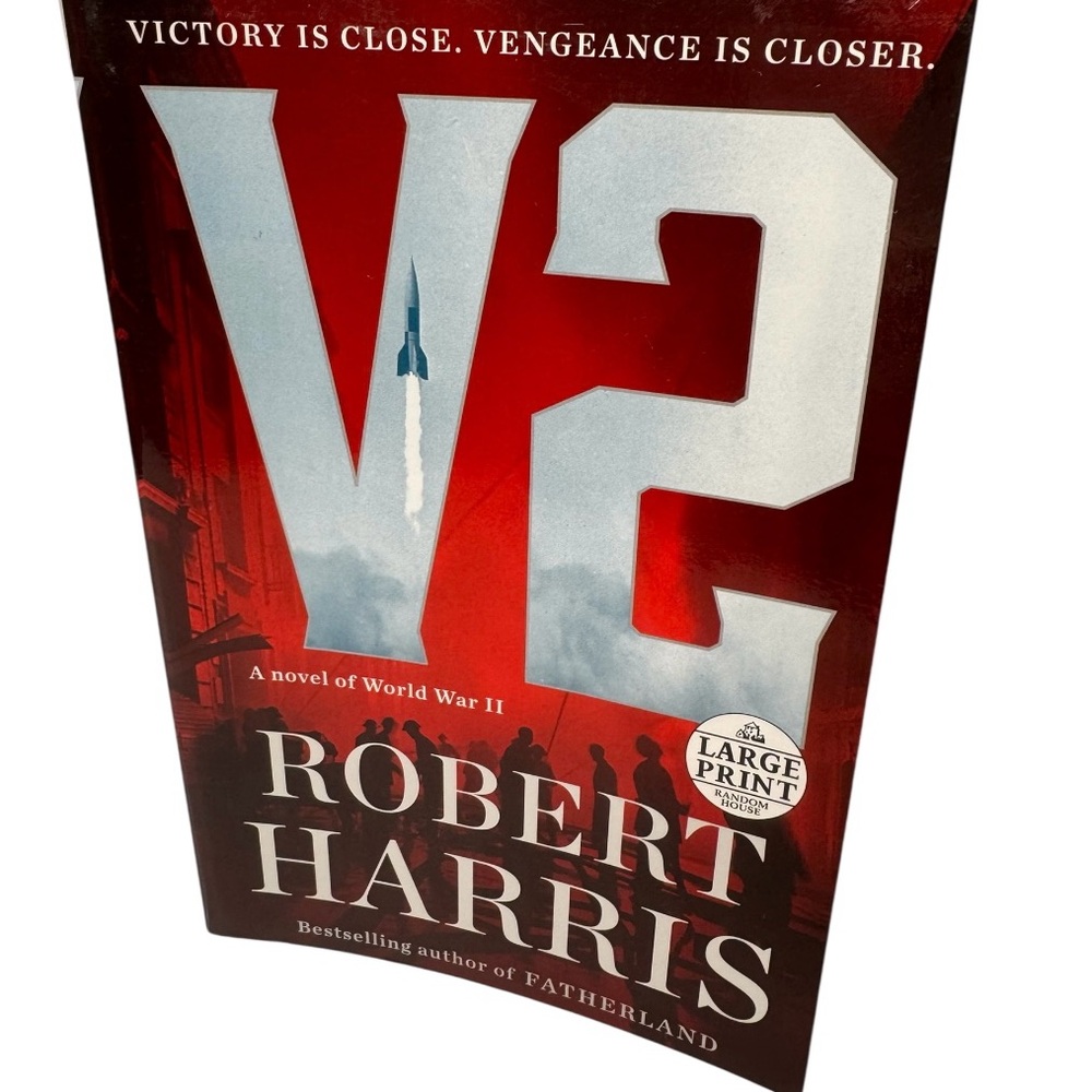 V2 by Robert Harris - Red Cover Art